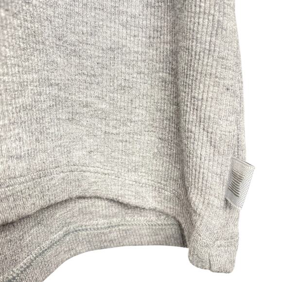 Savage X Fenty Gray Crew Neck Short Sleeve Ribbed Tshirt Size 1X - Picture 4 of 7